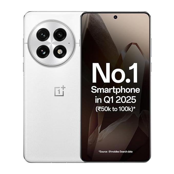 OnePlus 13 | Smarter with OnePlus AI | Lifetime Display Warranty (12GB RAM, 256GB Storage Midnight Ocean)